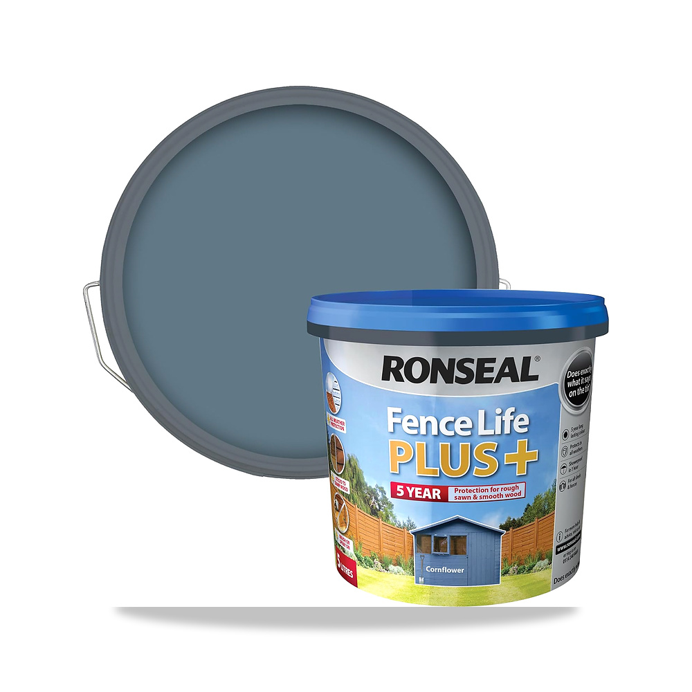 صورة منتج طلاء سياج لايف بلس بسعة 5 لتر من رون سيل، RSLFLPPCF5L – زهرة الذرة – اللون Cornflower – المقاس 5 l (Pack of 1) - كود الصنف reemco-2027-1929404 - ماركة يباع من خلال reemco - توريد وتصوير حصري لشركة ريمكو القابضة السعودية