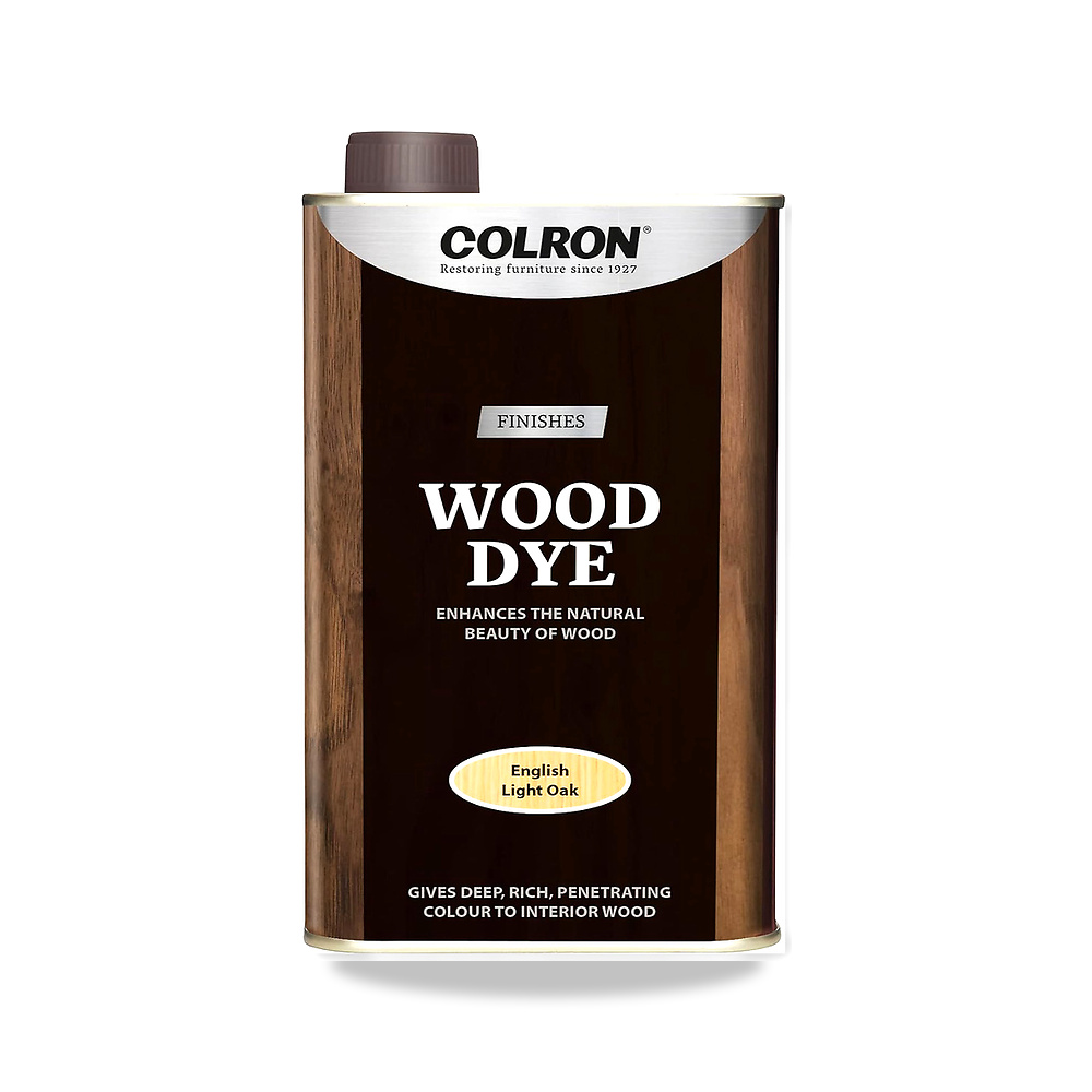 صبغة الخشب المكرر من كولرون، 250 مل، بلوط فاتح انجليزي Colron - المادة أساس مائي - المقاس 250 ml