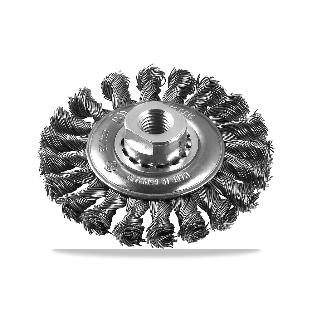 صورة منتج سلك معقودة عجلة سلك ستانلس ستيل 100 ملم من بوش 2609256509 M14 – المادة Silicon Carbide, Stainless Steel – اللون Silber - كود الصنف reemco-2027-1929818 - ماركة يباع من خلال reemco - توريد وتصوير حصري لشركة ريمكو القابضة السعودية