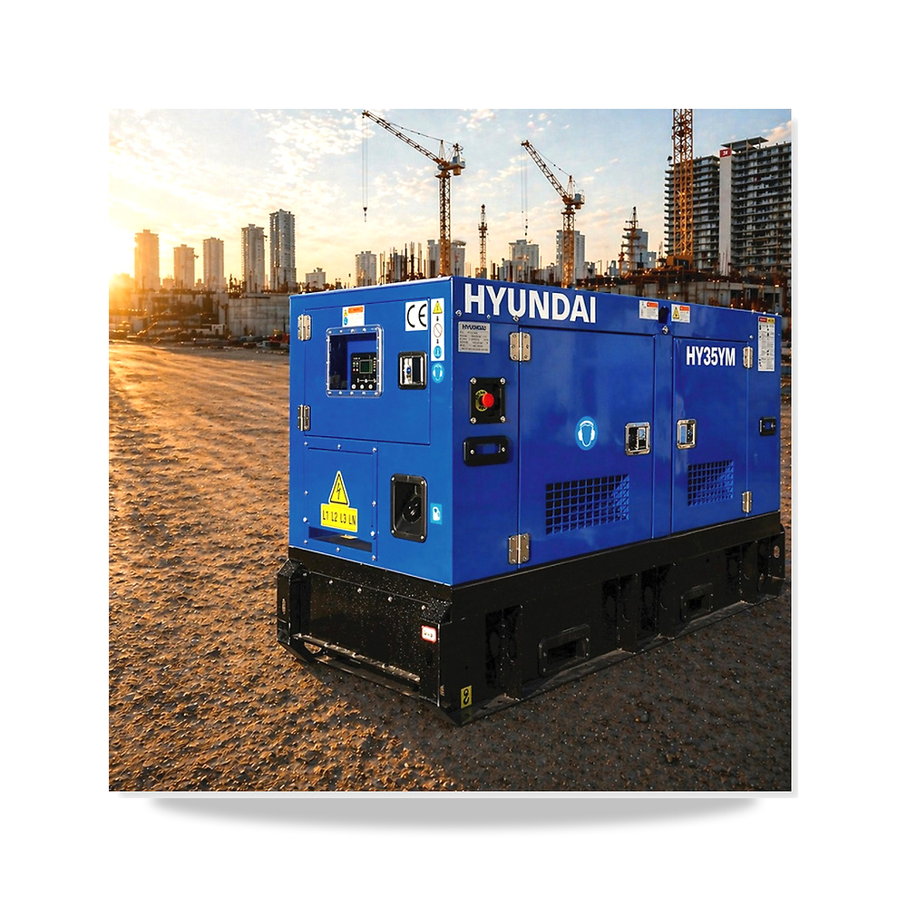 مولد كهرباء ديزل صامت (20-100 كي في أيه) – 53038-HDG هيونداي (Hyundai)