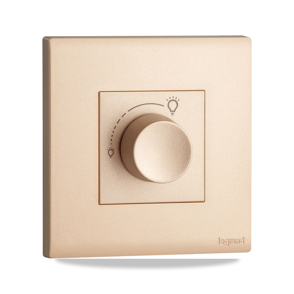 صورة منتج مفتاح ديمر دوار ليد 300 واط – 60414-LRD ليجراند (Legrand) – اللون أبيض مطفي؛ فضي غامق - كود الصنف reemco-2027-1930982 - ماركة يباع من خلال reemco - توريد وتصوير حصري لشركة ريمكو القابضة السعودية