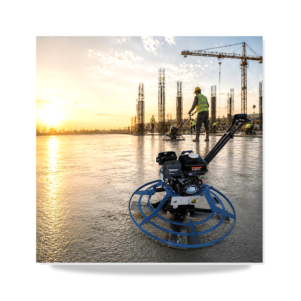 مالج هليكوبتر بنزين للخرسانة HMR0017 قطر 36 بوصة (920 مم) 5 حصان هيونداي (Hyundai)