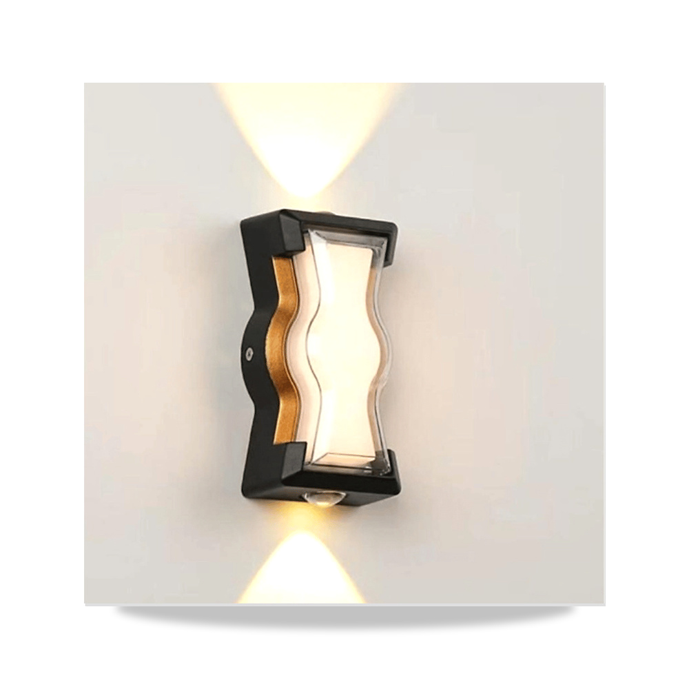 صورة منتج جدارى خارجى 6 وات اسود اصفر المنيوم F222 – 6 واط - كود الصنف reemco-2027-1931394 - ماركة يباع من خلال reemco - توريد وتصوير حصري لشركة ريمكو القابضة السعودية