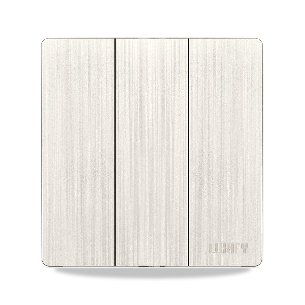 صورة منتج مفتاح ثلاثى بيانو لؤلؤى LUXIFY – 220-250 فولت – الخامة الأساسية نحاس - كود الصنف reemco-2027-1932007 - ماركة يباع من خلال reemco - توريد وتصوير حصري لشركة ريمكو القابضة السعودية