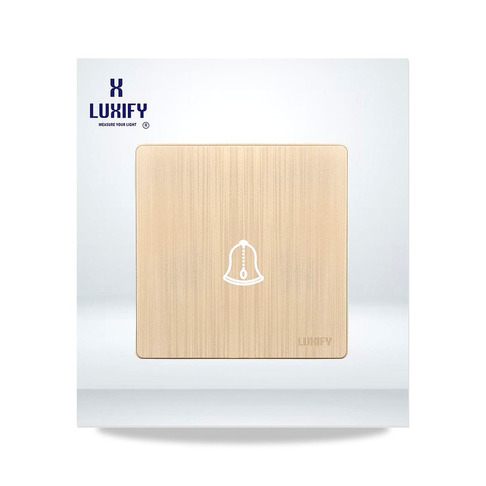صورة منتج مفتاح جرس LUXIFY ذهبى - كود الصنف reemco-2027-1932019 - ماركة يباع من خلال reemco - توريد وتصوير حصري لشركة ريمكو القابضة السعودية
