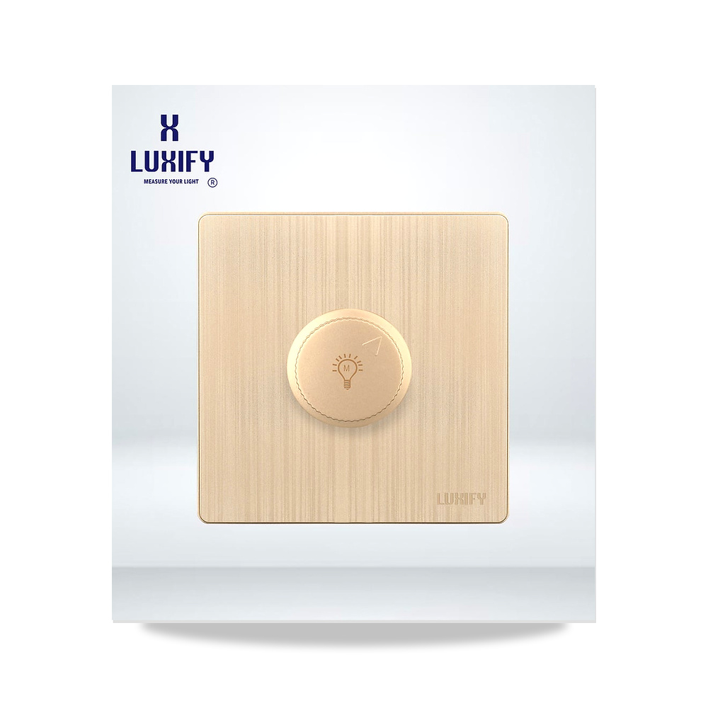صورة منتج مفتاح دايمر LUXIFY 1000W ذهبى – 1000 واط – 220-250 فولت - كود الصنف reemco-2027-1932023 - ماركة يباع من خلال reemco - توريد وتصوير حصري لشركة ريمكو القابضة السعودية