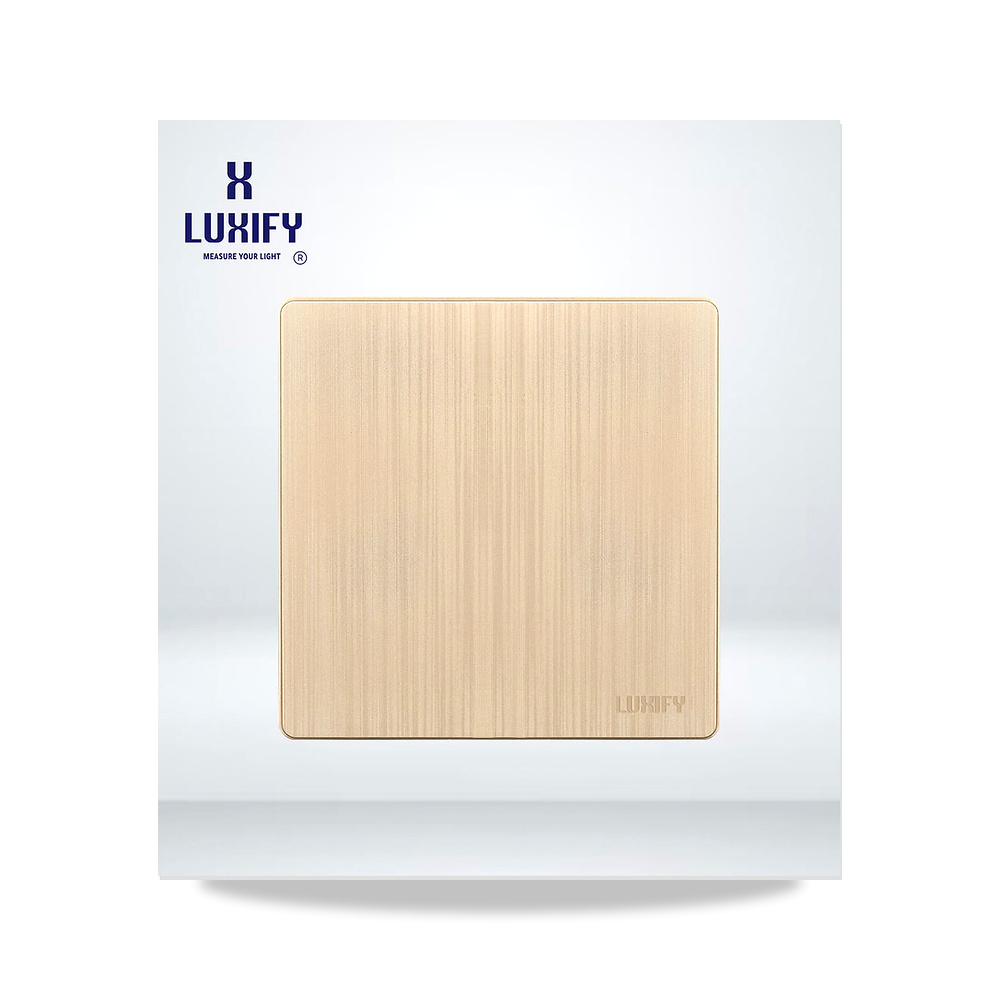 مفتاح مفرد LUXIFY ذهبي - 220-250 فولت - الخامة الأساسية نحاس