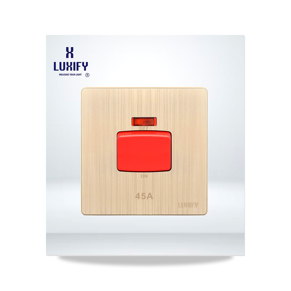 مفتاح مكيف 7 × 7 LUXIFY ذهبي