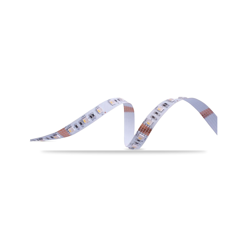 صورة منتج شريط إضاءة متعدد الوان+ ابيض خطية ليد مرن- ستريب لايت –10واط/متر – DC24V IP20 (اللفة الواحدة\= 5 أمتار) - كود الصنف reemco-2027-1934428 - ماركة يباع من خلال reemco - توريد وتصوير حصري لشركة ريمكو القابضة السعودية