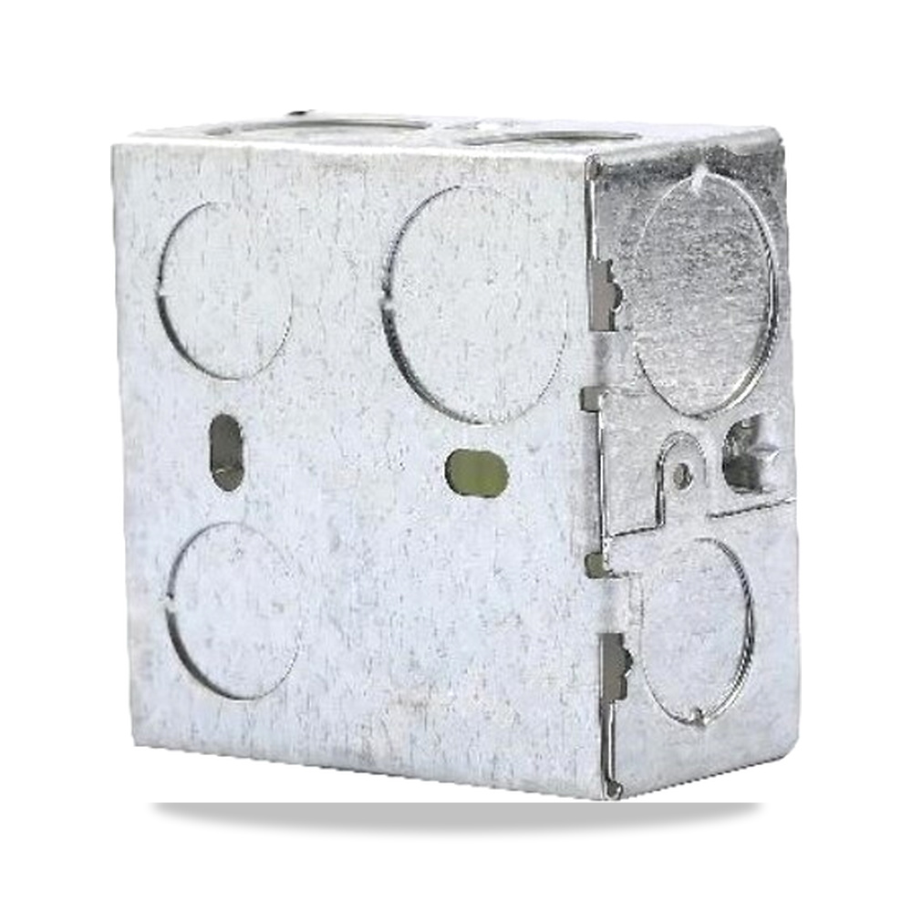 صورة منتج الفنار علبة حديد 7 × 7 × 3.5 سم × 0.9 مم مع أرضي نحاس(30-030707G)-وطني موديل WITH EARTH – 7 سم - كود الصنف reemco-2027-1937060 - ماركة يباع من خلال reemco - توريد وتصوير حصري لشركة ريمكو القابضة السعودية