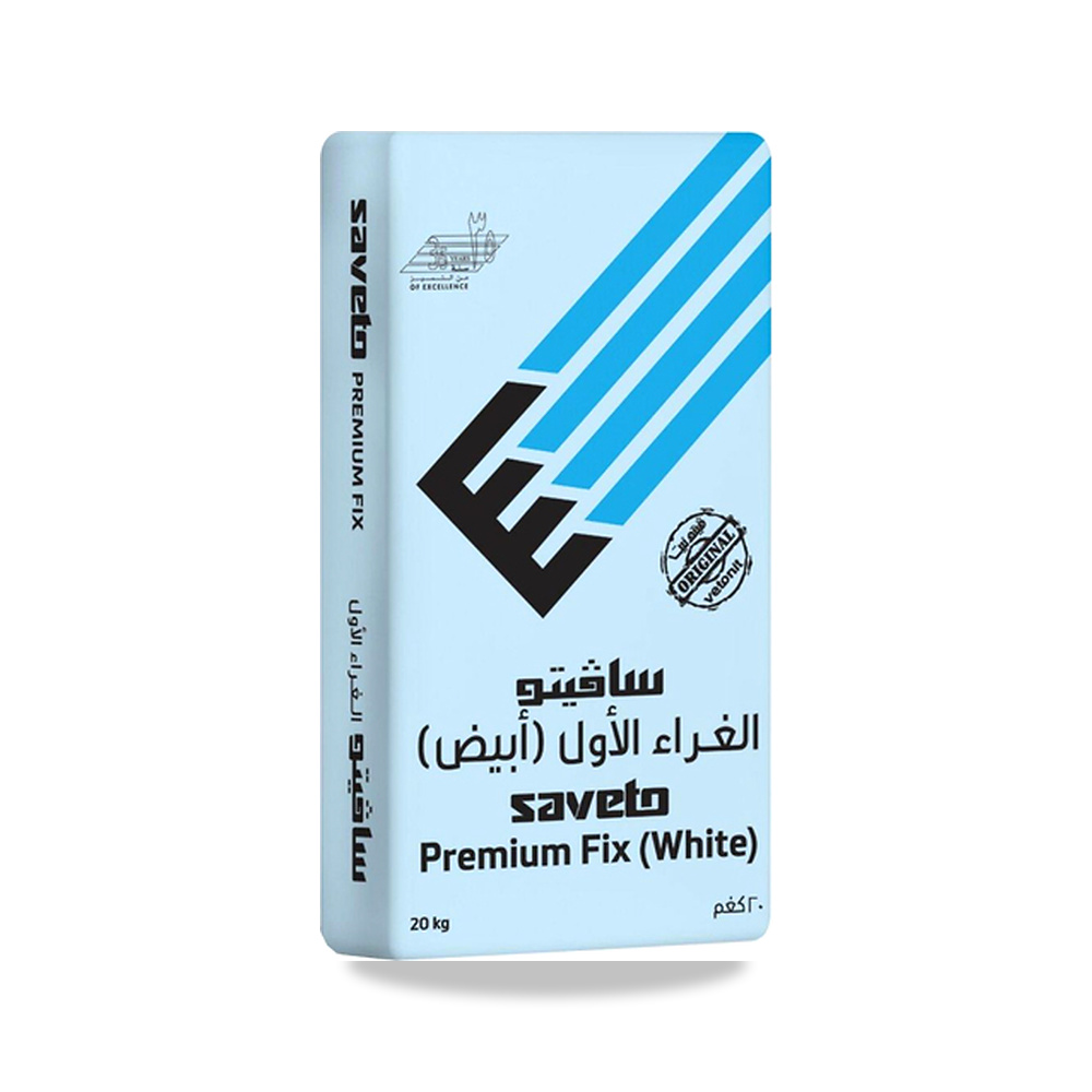 صورة منتج بريميم فكس سافيتو لاصق بلاط عالي الجوده مقاوم للماء أبيض 20كجم موديل WHITE-20KG - كود الصنف reemco-2027-1937351 - ماركة يباع من خلال reemco - توريد وتصوير حصري لشركة ريمكو القابضة السعودية