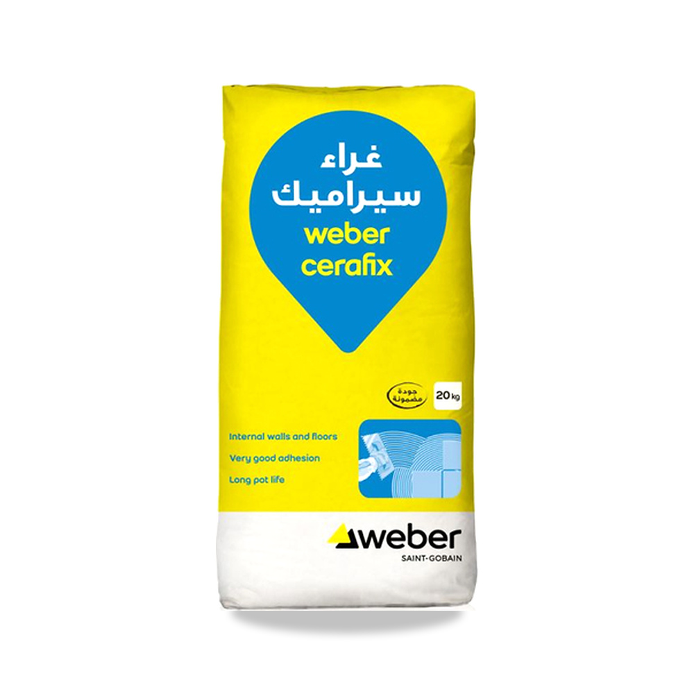 صورة منتج غراء سيراميك ويبر سيرافيكس 20 كجم-WR – موديل 4605010301 - كود الصنف reemco-2027-1939193 - ماركة يباع من خلال reemco - توريد وتصوير حصري لشركة ريمكو القابضة السعودية