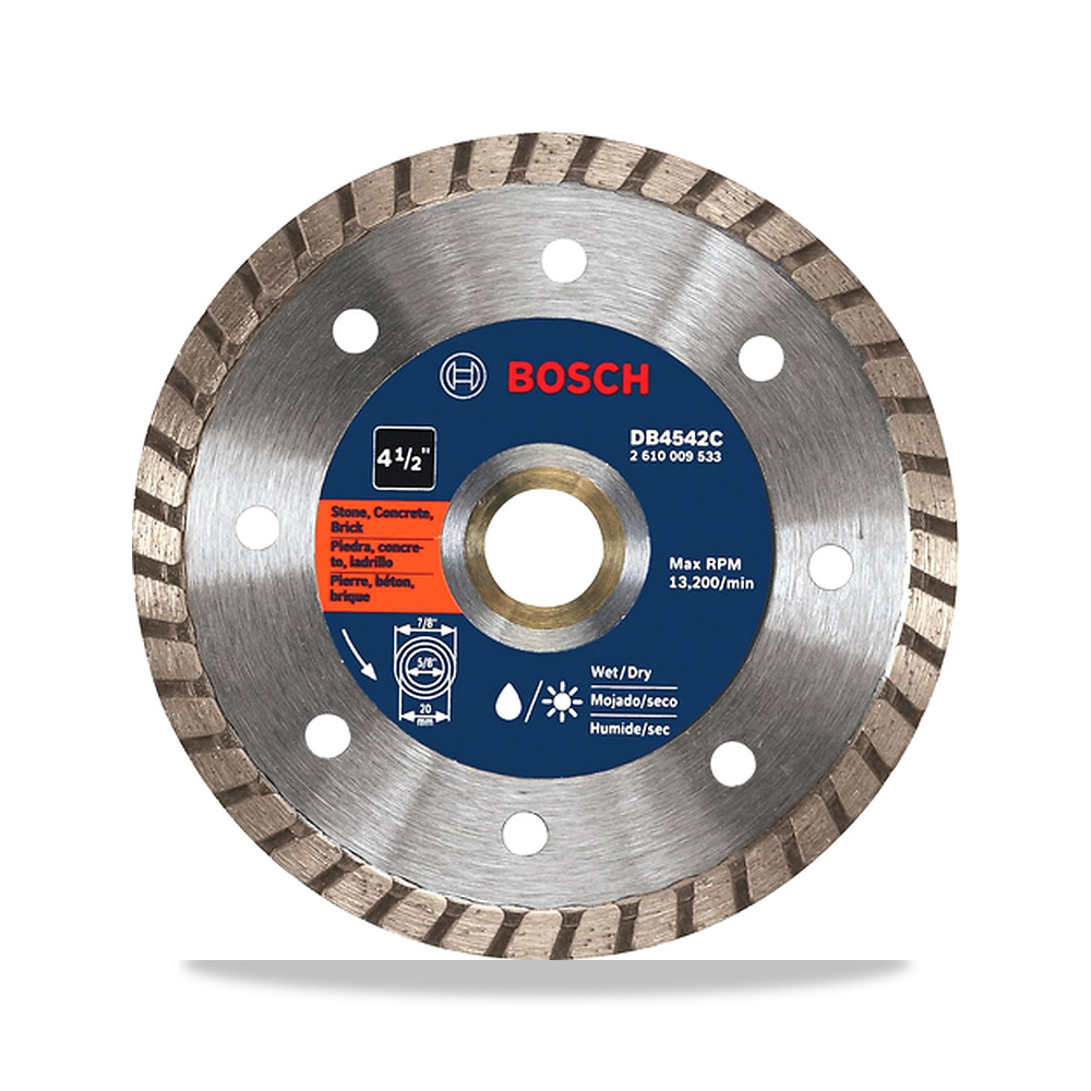 صورة منتج ديسك الماس BOSCH بوصة4.5 قص خرسانة -تيربو بوش – موديل 4401011131 - كود الصنف reemco-2027-1939217 - ماركة يباع من خلال reemco - توريد وتصوير حصري لشركة ريمكو القابضة السعودية