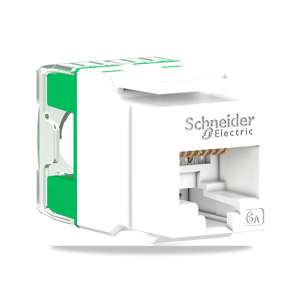 شنايدر بيانو فيش كمبيوتر مفردCAT6A RJ45 مع غطاء VDIB1736XUSA سلفر schnieder موديل PIENO - اللون فضي - 7 سم