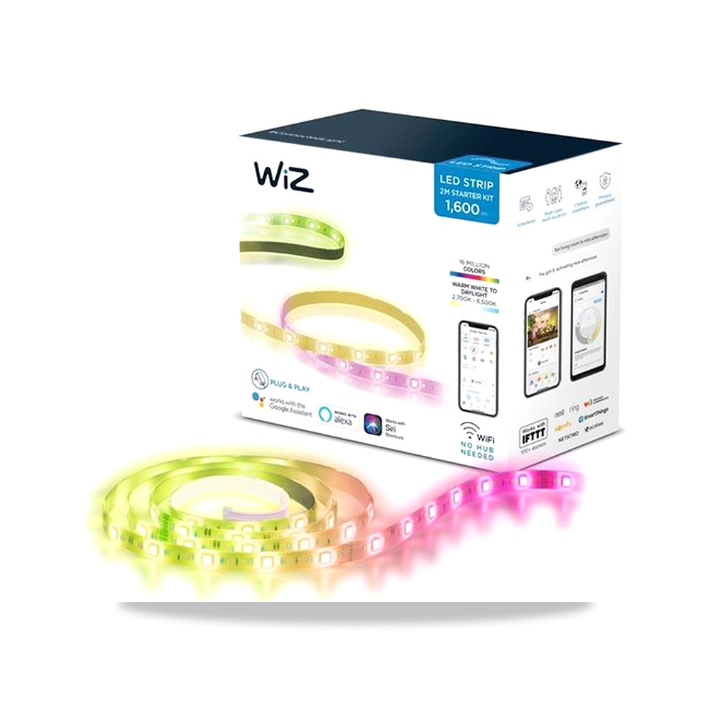 صورة منتج فيليبس ويز مجموعة أشرطة مضيئة ليد بتقنية الواي فاي – 2 متر philips – موديل 5801180671 - كود الصنف reemco-2027-1940737 - ماركة يباع من خلال reemco - توريد وتصوير حصري لشركة ريمكو القابضة السعودية