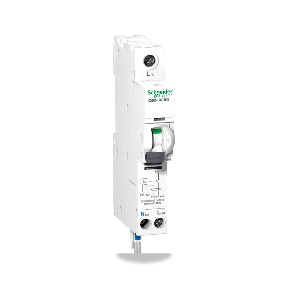 صورة منتج شنايدر قاطع حماية ضد التسريب الأرضى RCBO مفرد 20 أمبير A9D10820 موديل IC60H - كود الصنف reemco-2027-1941371 - ماركة يباع من خلال reemco - توريد وتصوير حصري لشركة ريمكو القابضة السعودية