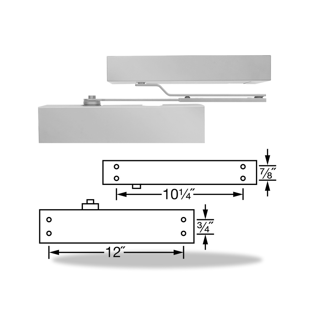 صورة منتج مصد وسدادة حماية صناعية – Rixson-Firemark 0601 – المواصفات القياسية المطابقة ANSI/BHMA A156.15 – موديل 1202A31 - كود الصنف reemco-2027-2028133 - ماركة يباع من خلال reemco - توريد وتصوير حصري لشركة ريمكو القابضة السعودية