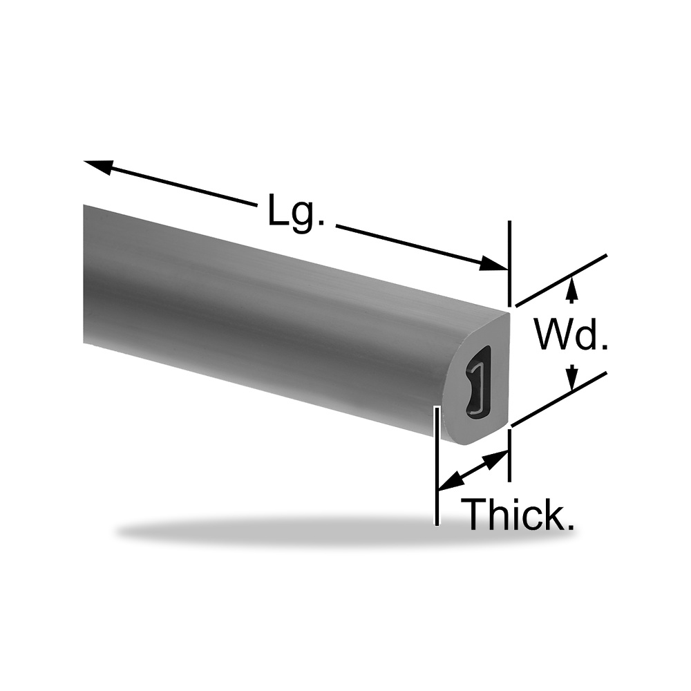 صورة منتج مصد وسدادة حماية صناعية – Vinyl Plastic – العرض 1 1/8 بوصة – السماكة 1 1/16 بوصة – موديل 11165A581 - كود الصنف reemco-2027-2028186 - ماركة يباع من خلال reemco - توريد وتصوير حصري لشركة ريمكو القابضة السعودية