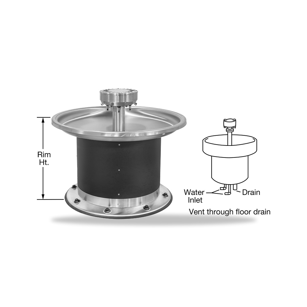 صورة منتج حوض ومغسلة – المواصفة الفرعية Floor Mount—Floor Drain – النمط التصميمي C – موديل 2629K541 - كود الصنف reemco-2027-1943725 - ماركة يباع من خلال reemco - توريد وتصوير حصري لشركة ريمكو القابضة السعودية
