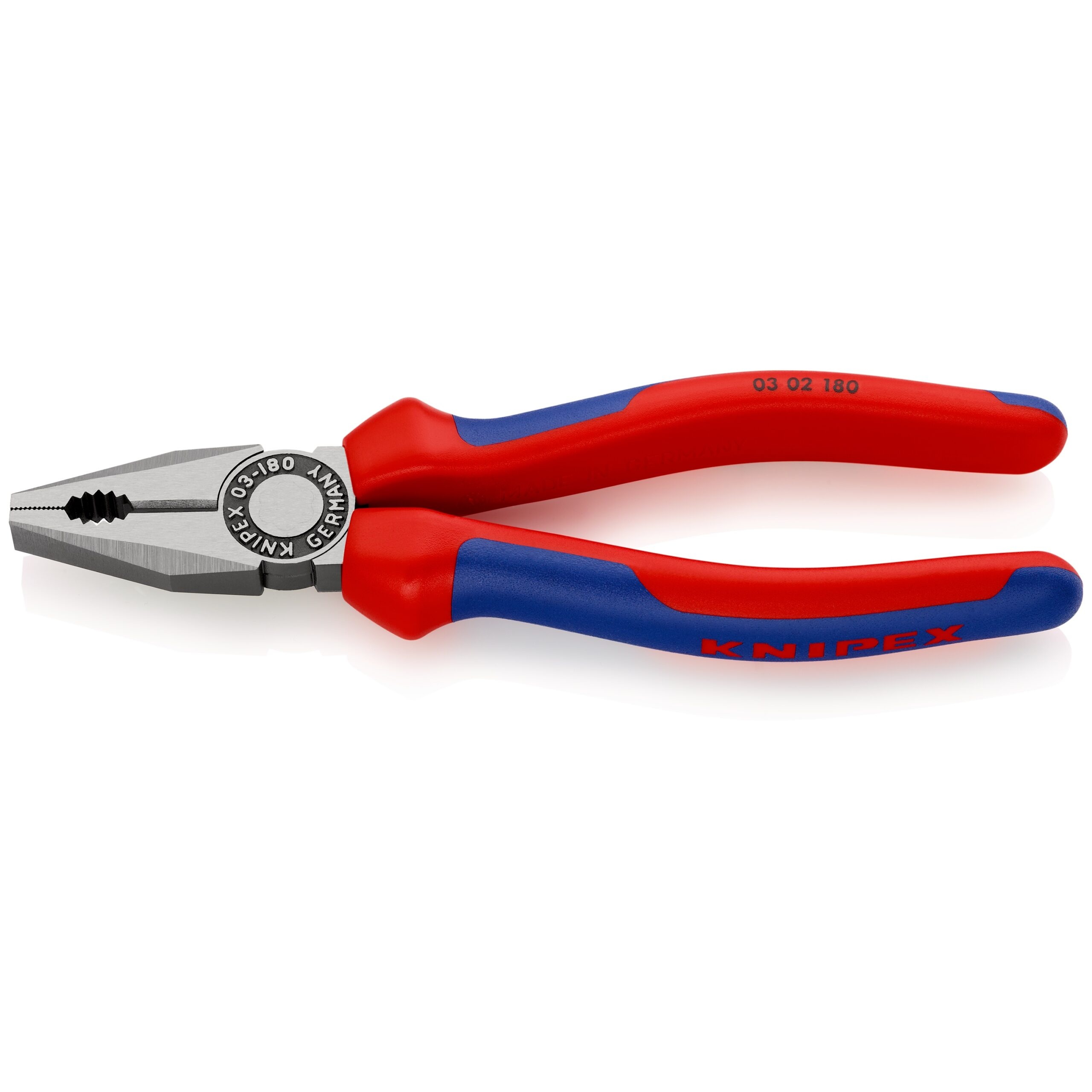 Knipex Multi-Purpose Pliers Model 03 02 180 — 180 mm long with black coating