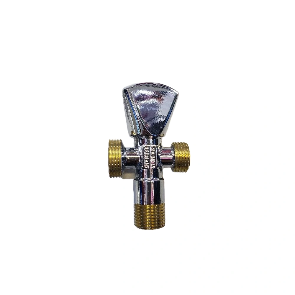 محبس زاوية نحاس 1/2 بوصة — محابس سباكة للتحكم بالمياه في الحمام