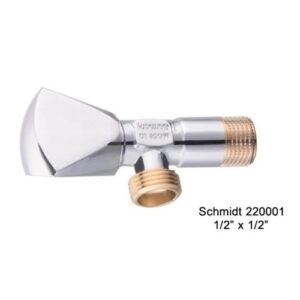 محبس زاوية كروم بتصميم ألماني — قياس 1/2 بوصة