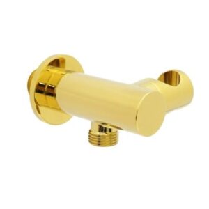 كوع حامل شطاف مخفي دائري بتشطيب ذهبي — مقاس 1/2 بوصة