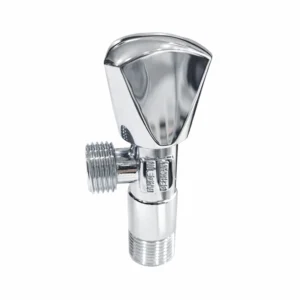 صمام زاوية ماير نحاسي مطلي بالكروم مقاس 1/2 بوصة