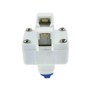 مفتاح ضغط منخفض لفلتر المياه بموصل سريع 1/4 بوصة — أبيض