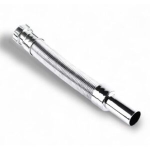 أنبوب صرف هراب مرن للمغسلة مقاس 1¼ بوصة - كروم