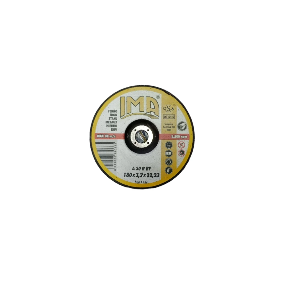 اقتراح 1: قرص قطع للمعادن IMA مقاس 180×3.2×22.23 مم - صنع في إيطاليا