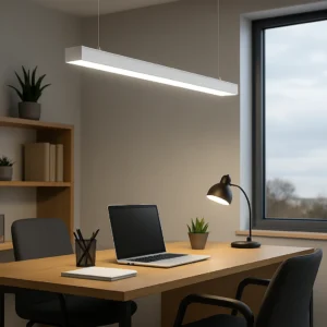 كشاف لاينر فيليبس معلق مقاس 10×120 سم — 26 واط، لون إضاءة شمسي كريمي