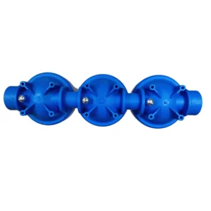 غلاف فلتر أطلس فيلتري 10 بوصة ثلاثي — نظام ترشيح ثلاثي المراحل بسعة تدفق عالية