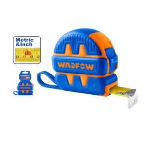 متر قياس فولاذي بغطاء مطاطي من وادفو — 10 م × 25 مم (WMT3210)