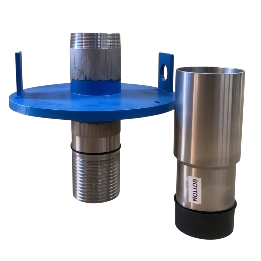 فلنجة تحويل لآبار المياه – أنظمة الري والضخ – من 10 بوصة إلى 3 بوصة – موصل لمواسير الآبار البلاستيكية – فولاذ مقاوم للصدأ سميك