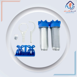 فلتر مياه مزدوج شفاف 10 بوصة — هاوسينج — صنع في إيطاليا