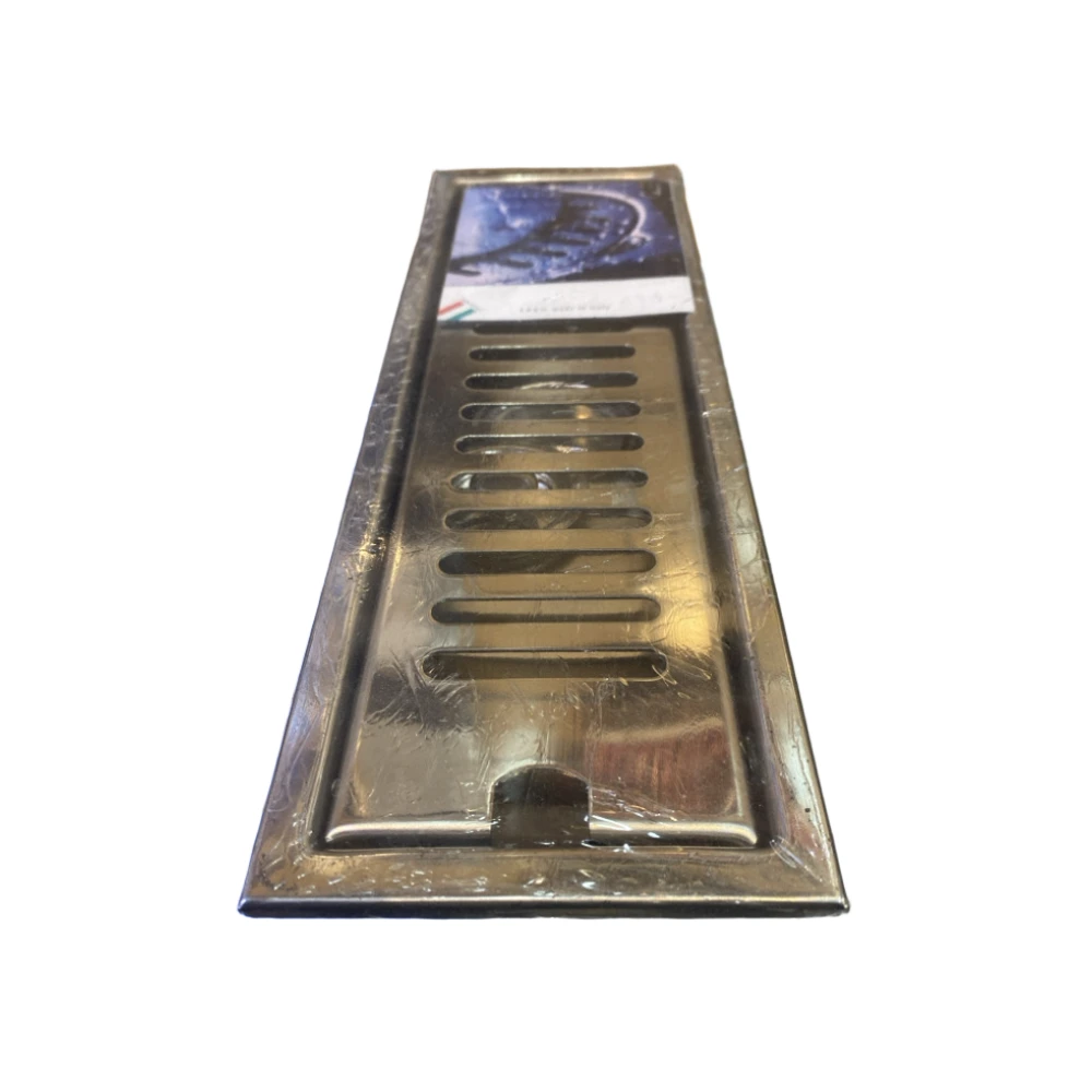 مصرف خطي من الفولاذ المقاوم للصدأ 10×30 سم لتصريف أرضيات الحمامات - LARDINA