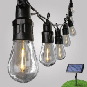 سلسلة 10 لمبات بالطاقة الشمسية — 7 متر، أصفر، طراز MG-7M10T