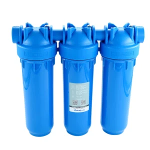 فلتر مياه ثلاثي المراحل 10 بوصة من أطلس فلتر — موديل DP 10 TRIO — صنع في إيطاليا