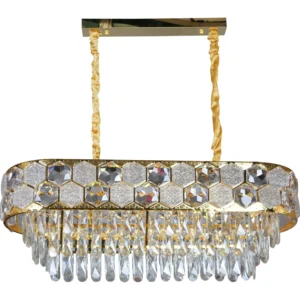 ثريا مودرن ذهبية بـ10 لمبات E14