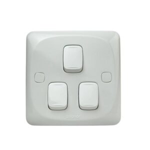 مفتاح ثلاثي 10 أمبير أبيض - MIRA (الفنار)