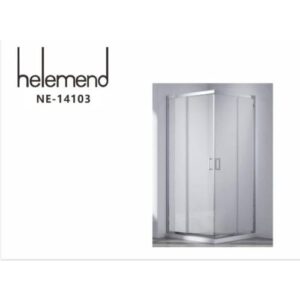 كابينة دش مربعة بزجاج شفاف 100×100×200 سم