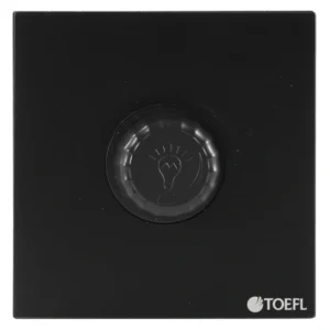 دايمر بقوة 1000 شمعة بلون بيانو أسود — رويال