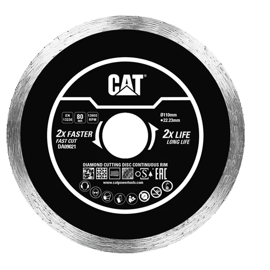 110mm Diamond Cutting Disc with Continuous Edge for Marble Cutting — DA09021