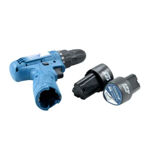 مثقاب لاسلكي مدمج 12 فولت (بطارية ليثيوم) — للحفر الخفيف والأعمال المنزلية | ADEGSO مع بطاريتين احتياطيتين