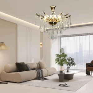 نجف مودرن ذهبي 12 لمبة (قاعدة E14)