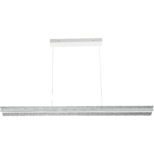 إضاءة مسطَّرة مودرن أبيض 120 سم — 3 ألوان إضاءة — 55 واط