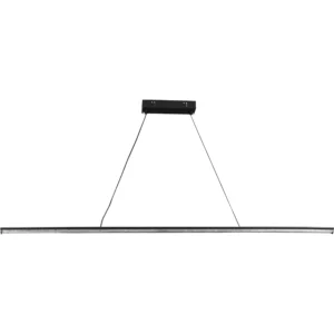 ثريا معلّقة مودرن مسطرة سوداء 120 سم — 30 واط، 3 ألوان إضاءة