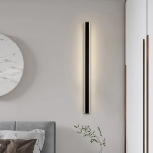 أبليك جداري مودرن أسود بطول 120 سم