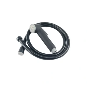 شطّاف يدوي للمرحاض من أوكيانوس — أسود مطفي مزوَّد بخرطوم بطول 120 سم